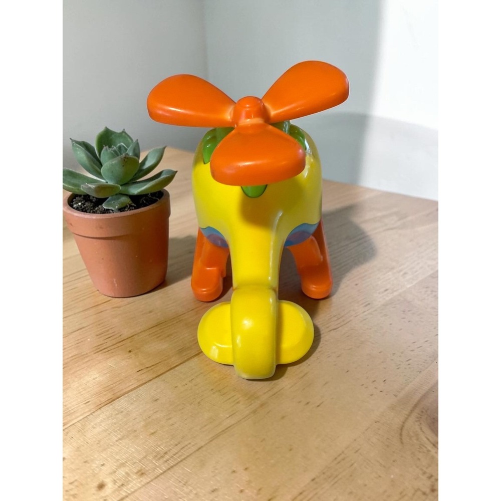 Fisher-Price Little People Helicopter Yellow Orange Toy Vehicle Mattel 2013 - Picture 3 of 8
